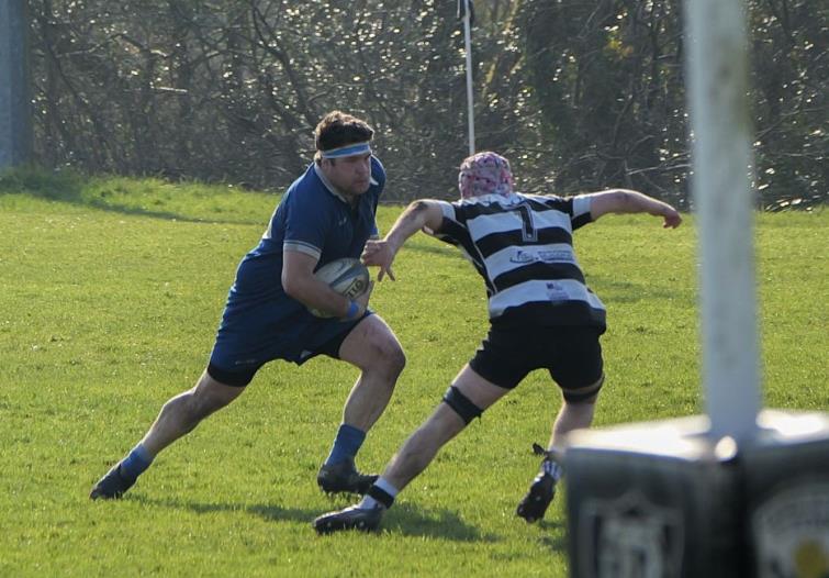 Dan Berry on a charge